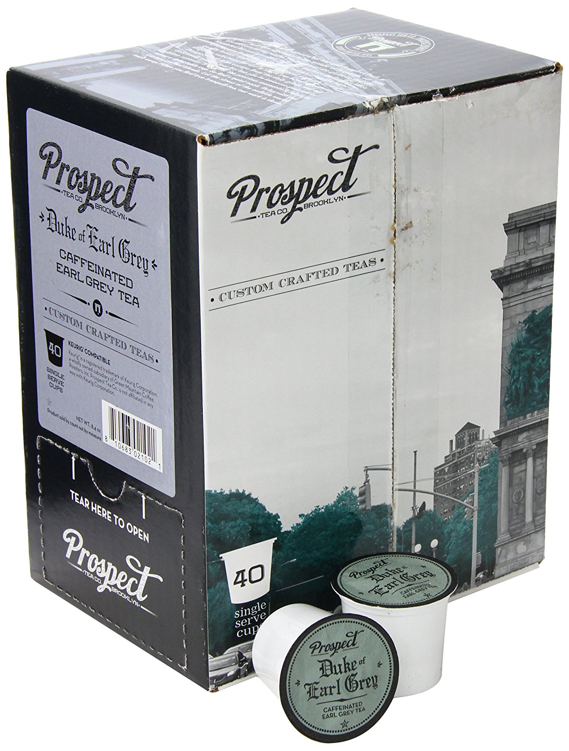 Prospect Tea Variety Pack Single Cup Tea for Keurig Brewers, 40 Count