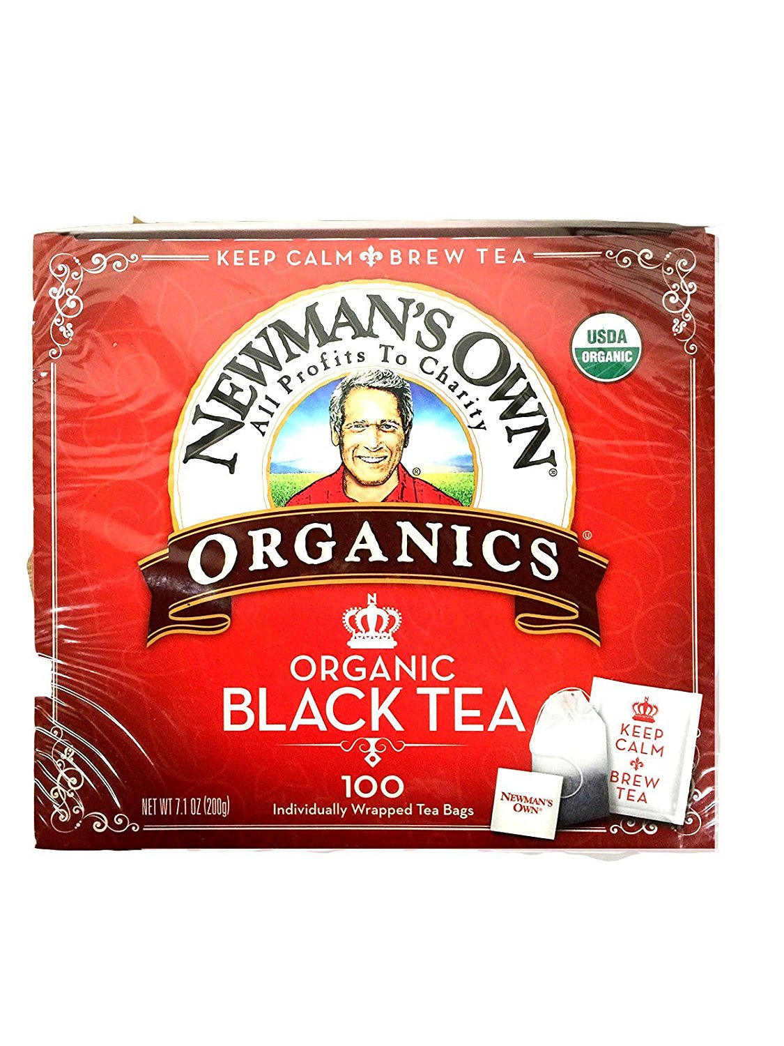 Newman's Own Organic Black Tea 100 Bags free image download
