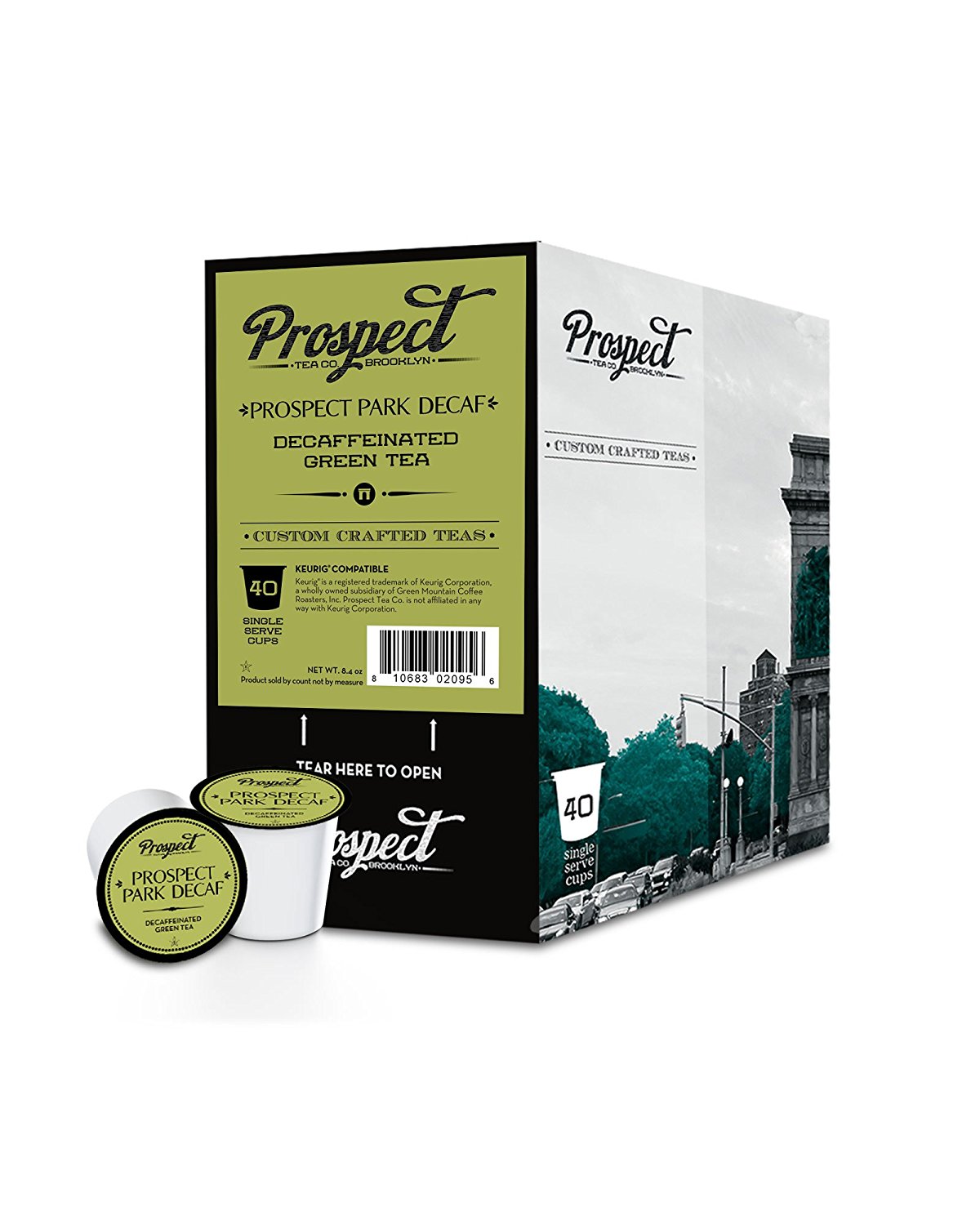Prospect Tea Variety Pack Single Cup Tea for Keurig Brewers, 40 Count