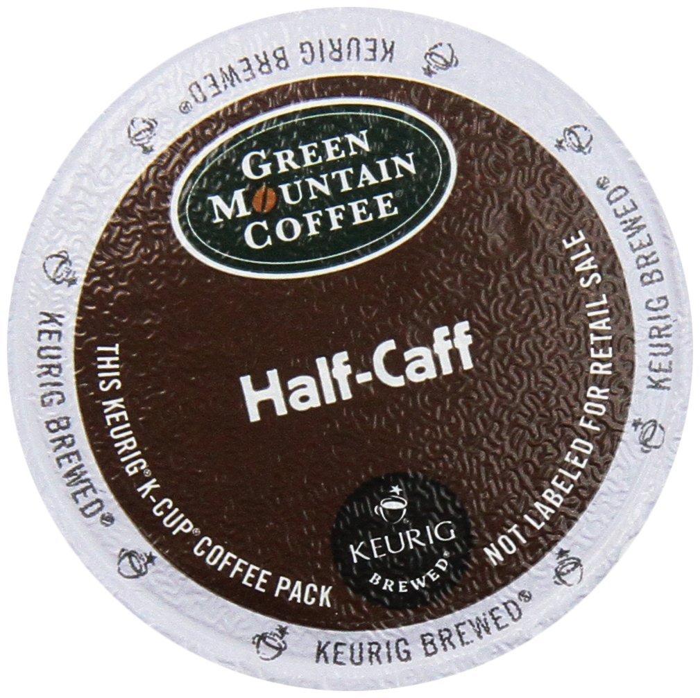 Green Mountain Coffee KCup for Keurig KCup Brewers, HalfCaff (Pack