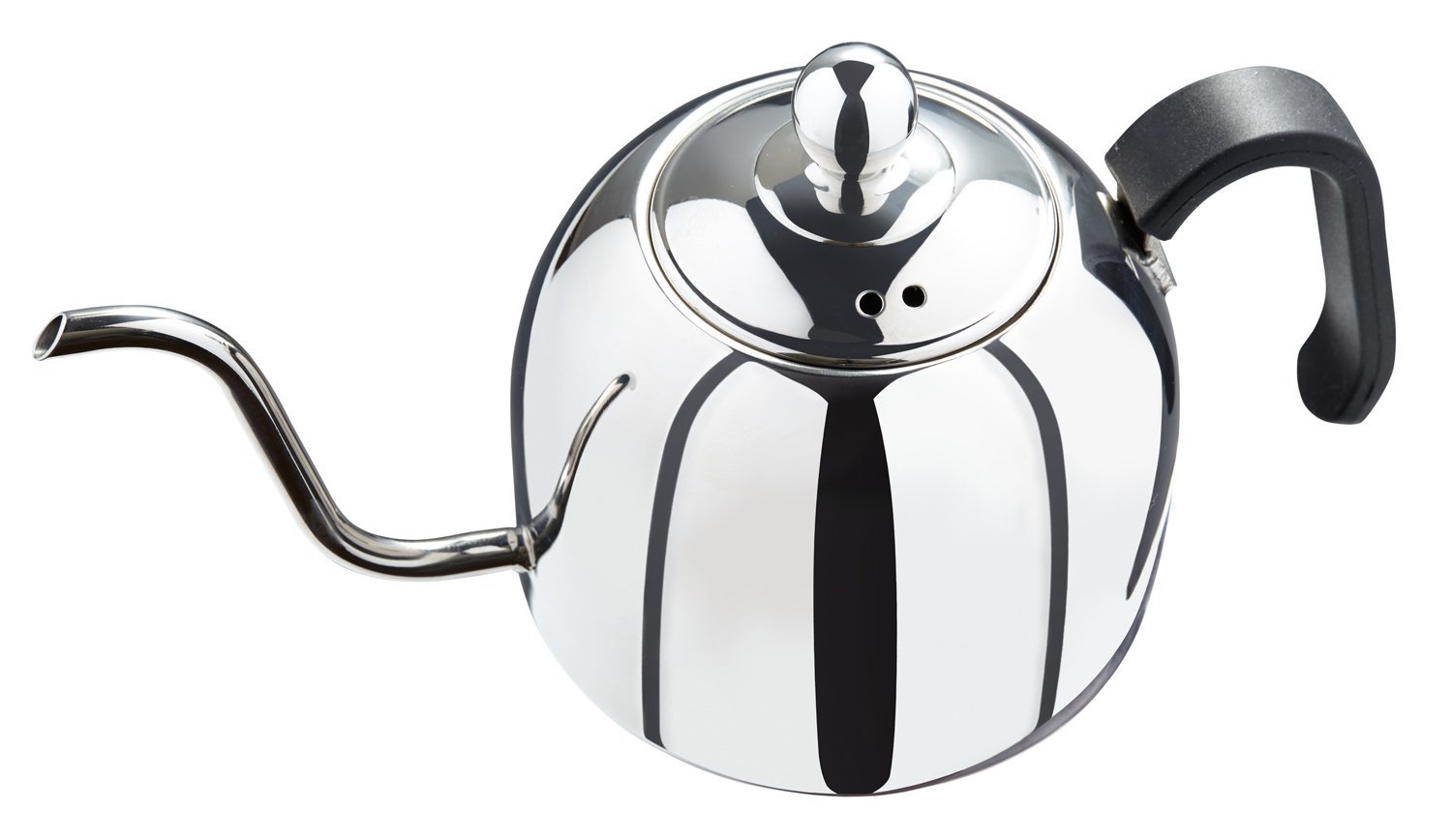 Zell Pour Over Kettle for Coffee and Tea, Premium 18/8 Stainless Steel