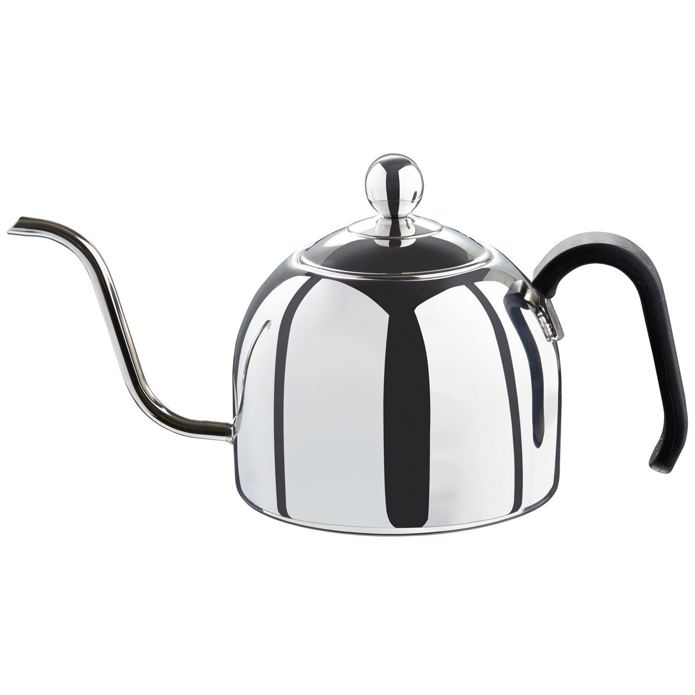 Zell Pour Over Kettle for Coffee and Tea, Premium 18/8 Stainless Steel