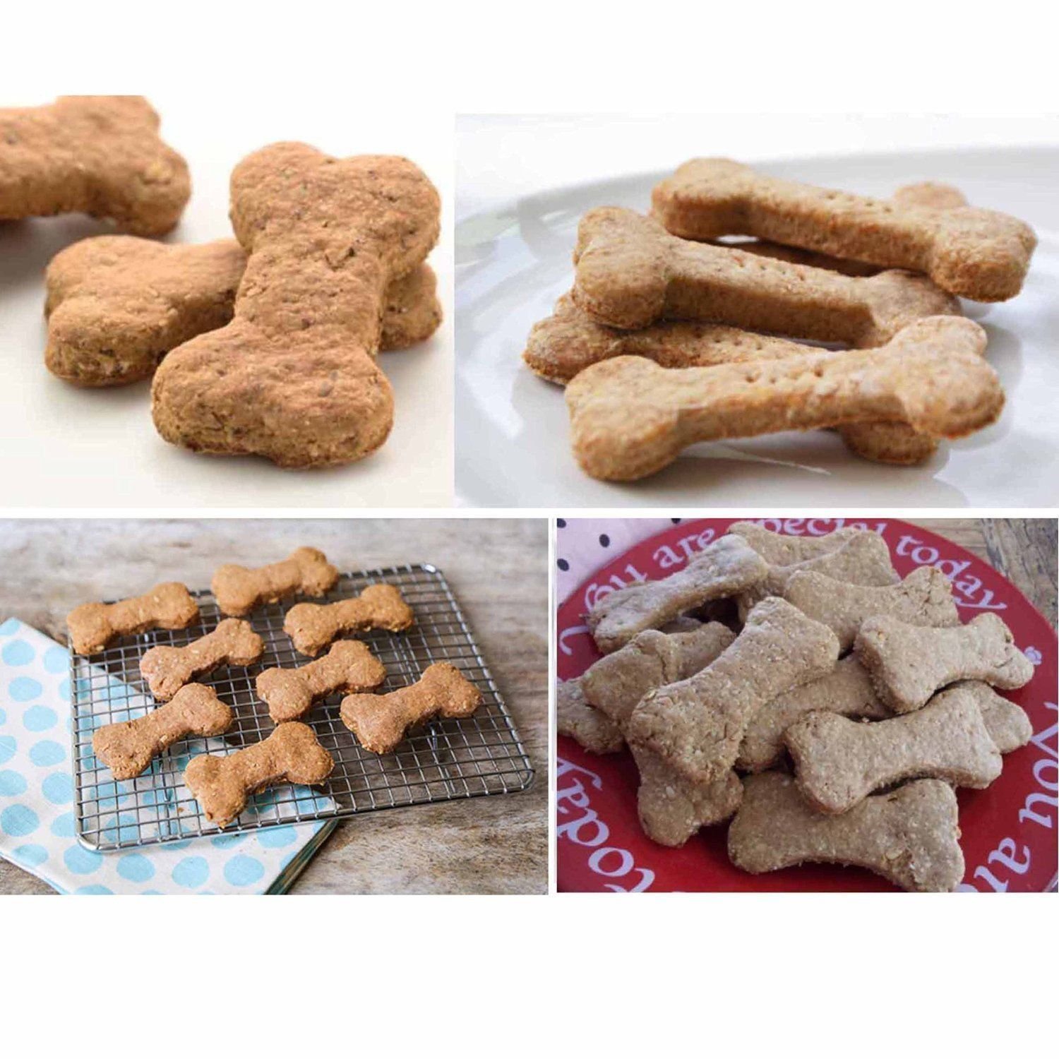 Simply Silver Dog Treat Large Baking Trays, Puppy Pets Dog Paws