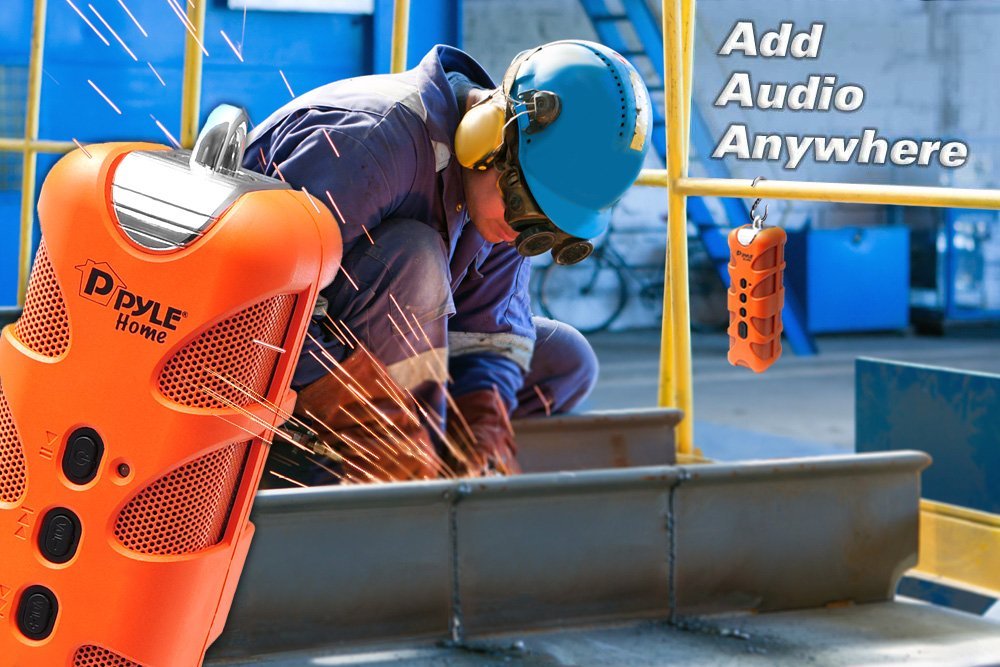 Pyle Sound Box Splash PWPBTN65BK Rugged and SplashProof Bluetooth