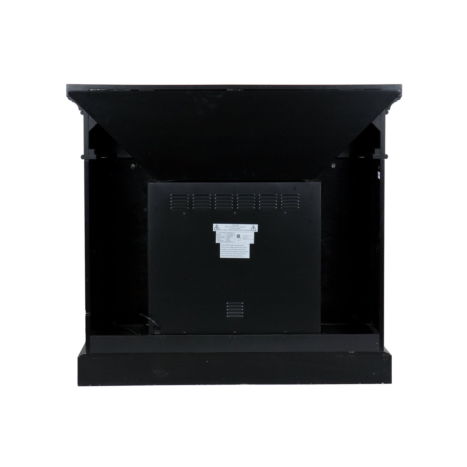 SEI Carrington Convertible Electric Fireplace, Slate/ Black N8 free