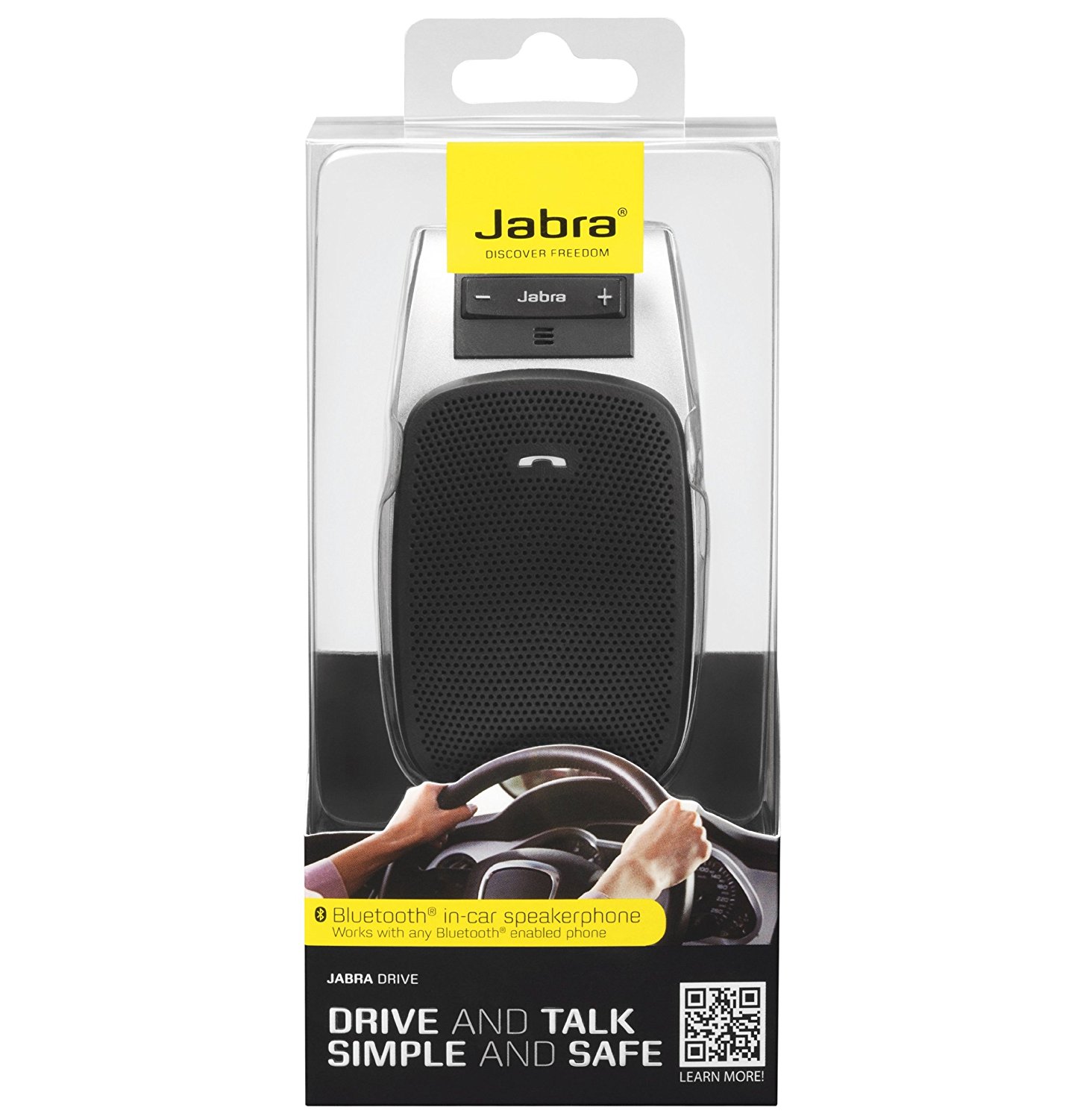 Jabra Drive Bluetooth InCar Speakerphone Retail Packaging Black N7