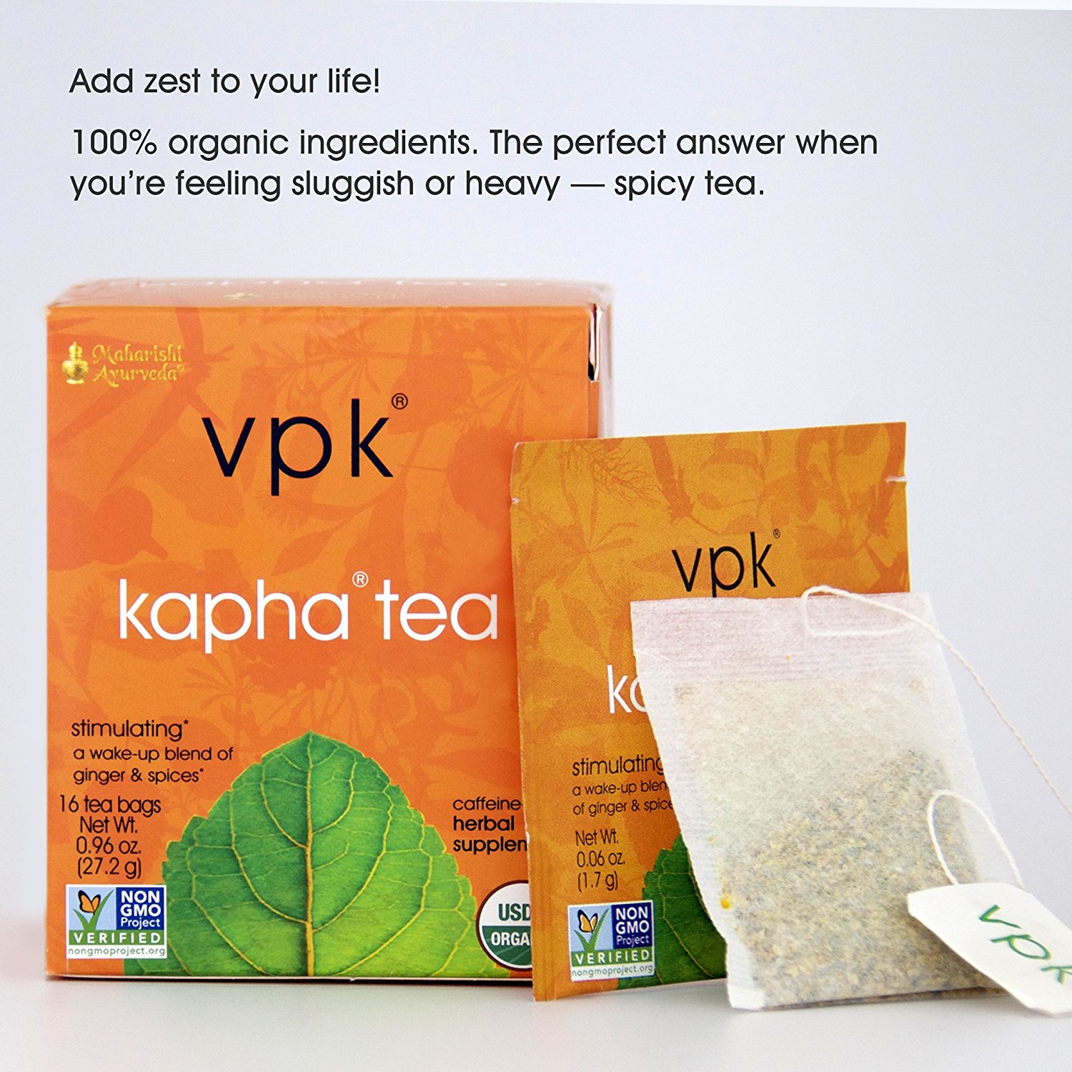 Organic Calming Vata Herbal Tea 16 Tea Bags N3 free image download