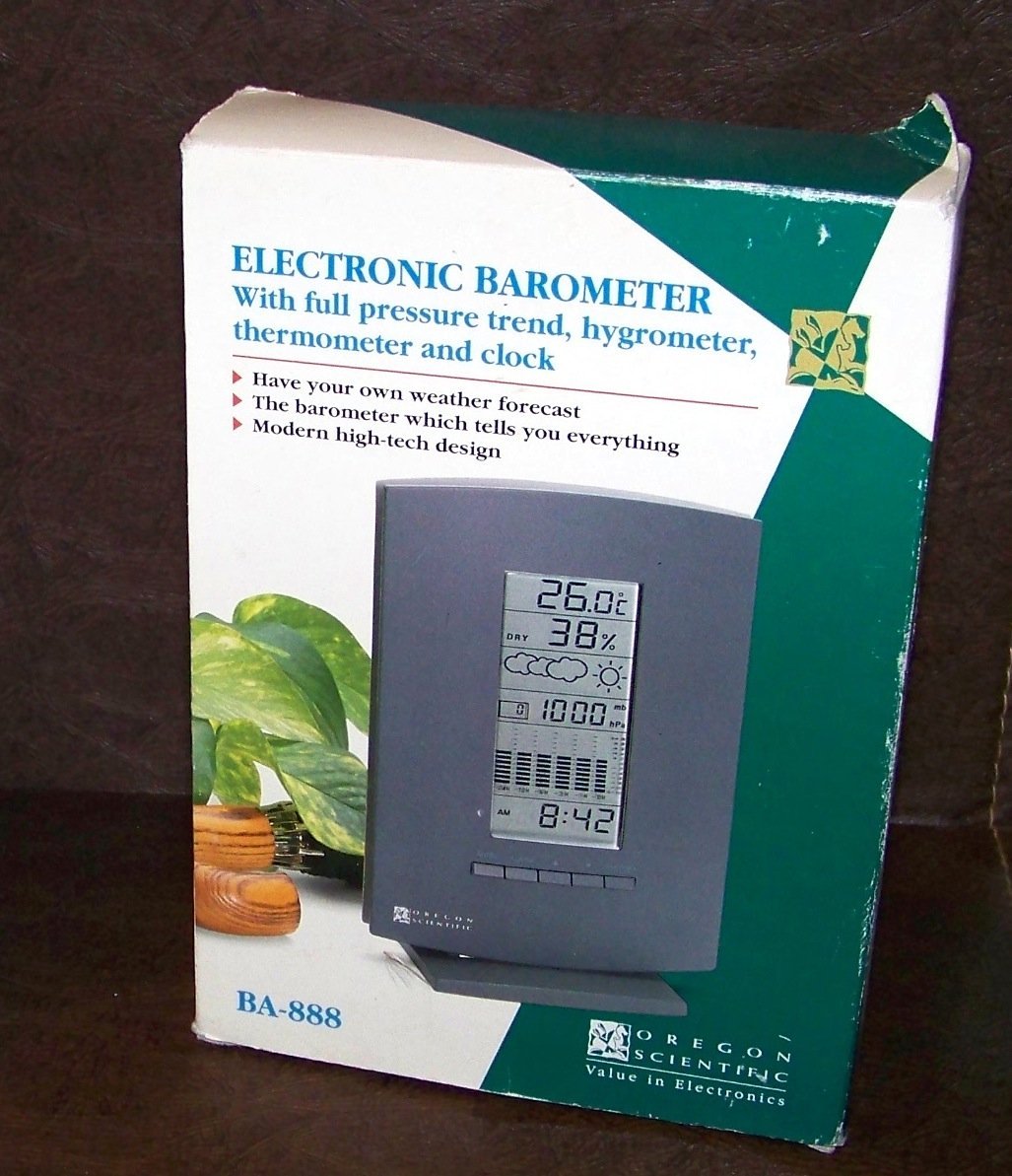 Electronic Digital Barometer Pressure Trend Hygrometer