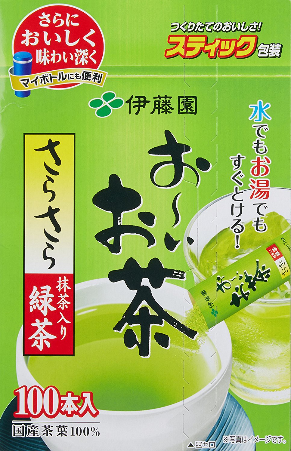 Ito En Oi Ocha Japanese Green Tea, Macha blend, pack of 100 [Japan