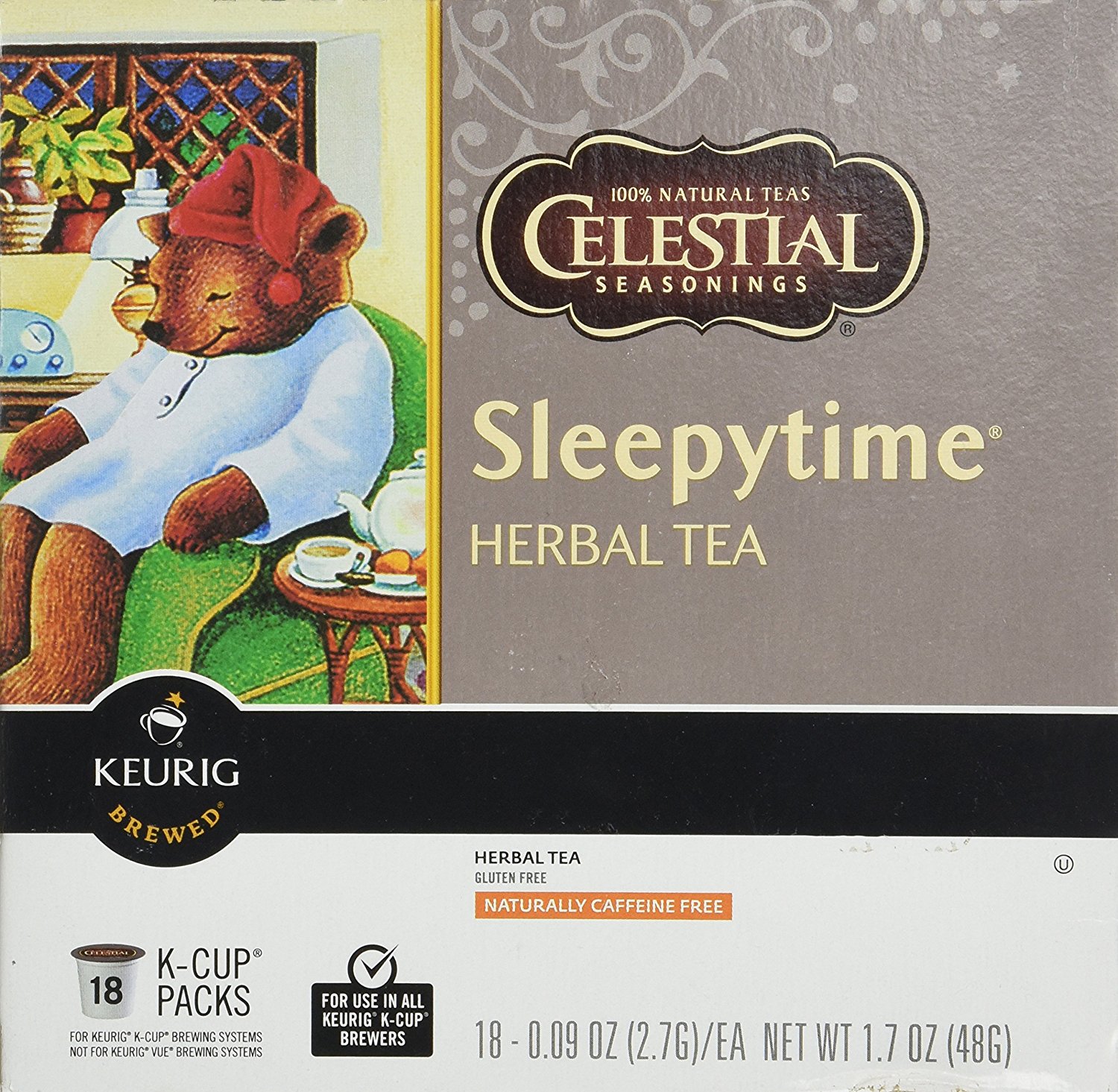 Celestial Seasonings Sleepytime Herbal Tea Keurig KCups, 24 Count N11