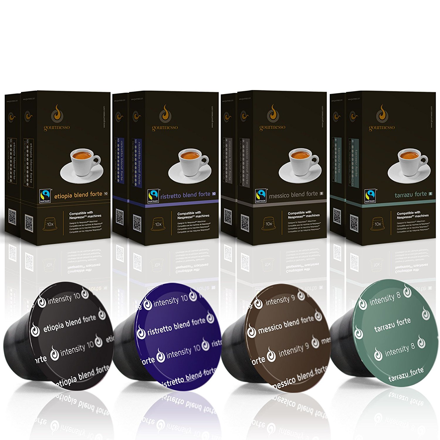 Nespresso®* Compatible Coffee Capsules Compatible Pod Mini Forte