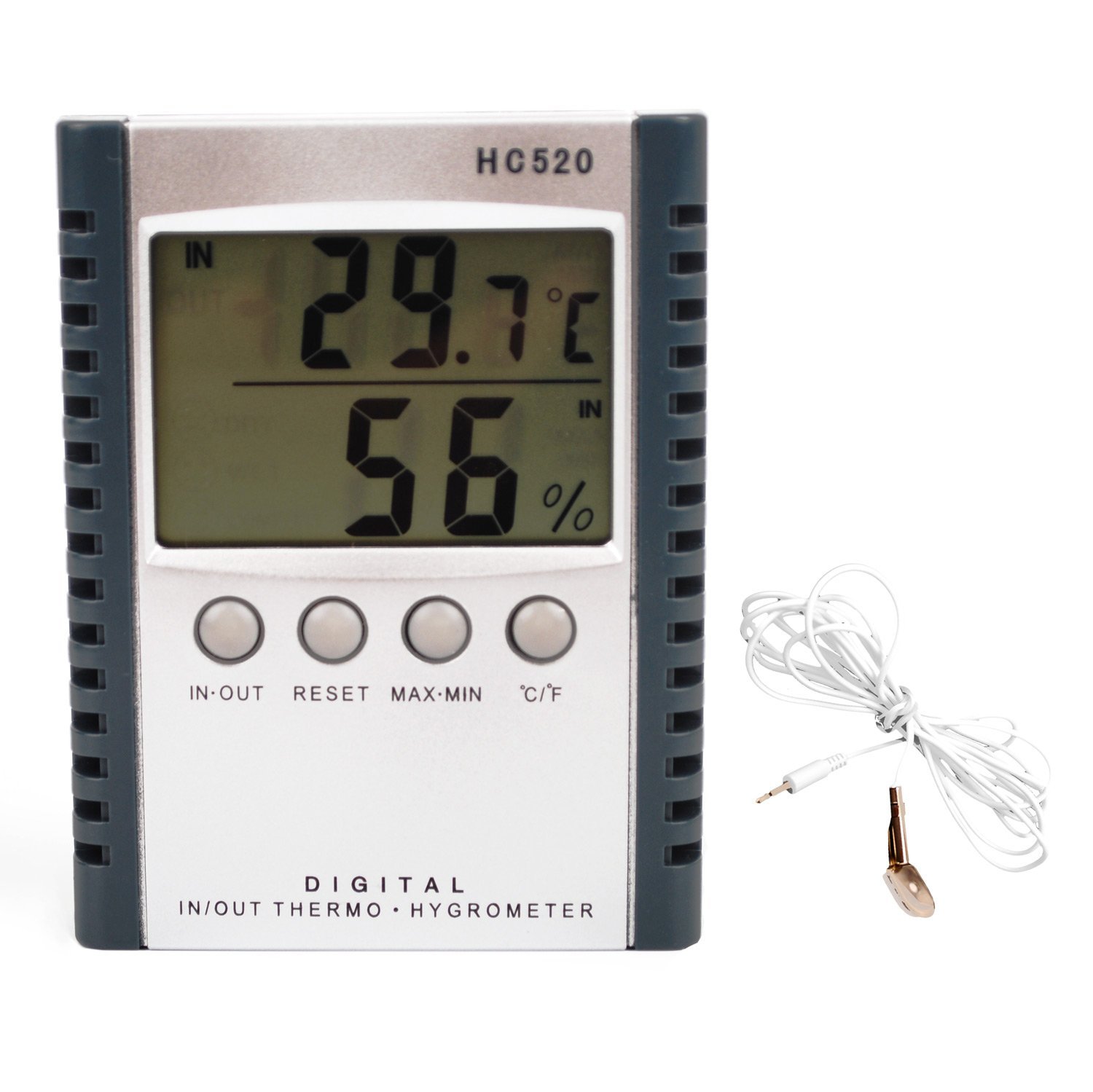 Alucky Weather Thermometers Indoor/Outdoor Digital Hygrometer Humidity
