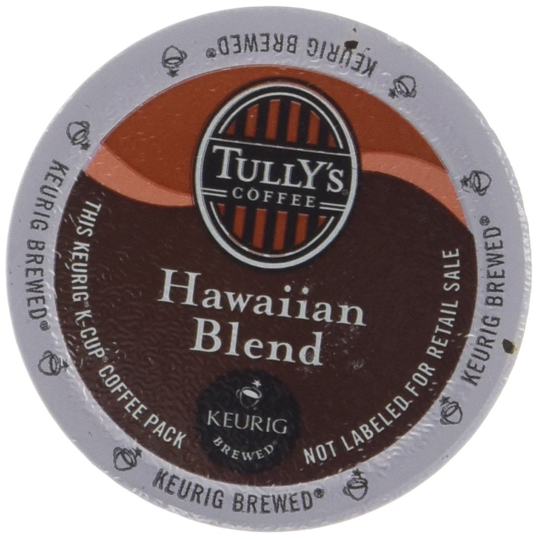 Tully's Hawaiian Blend Extra Bold Coffee Keurig KCups, 24 Count N3