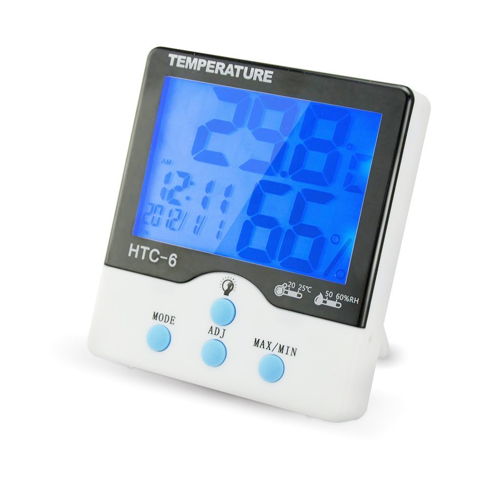 Intsun Wireless Luminous Large LCD Display Screen Indoor Thermometer