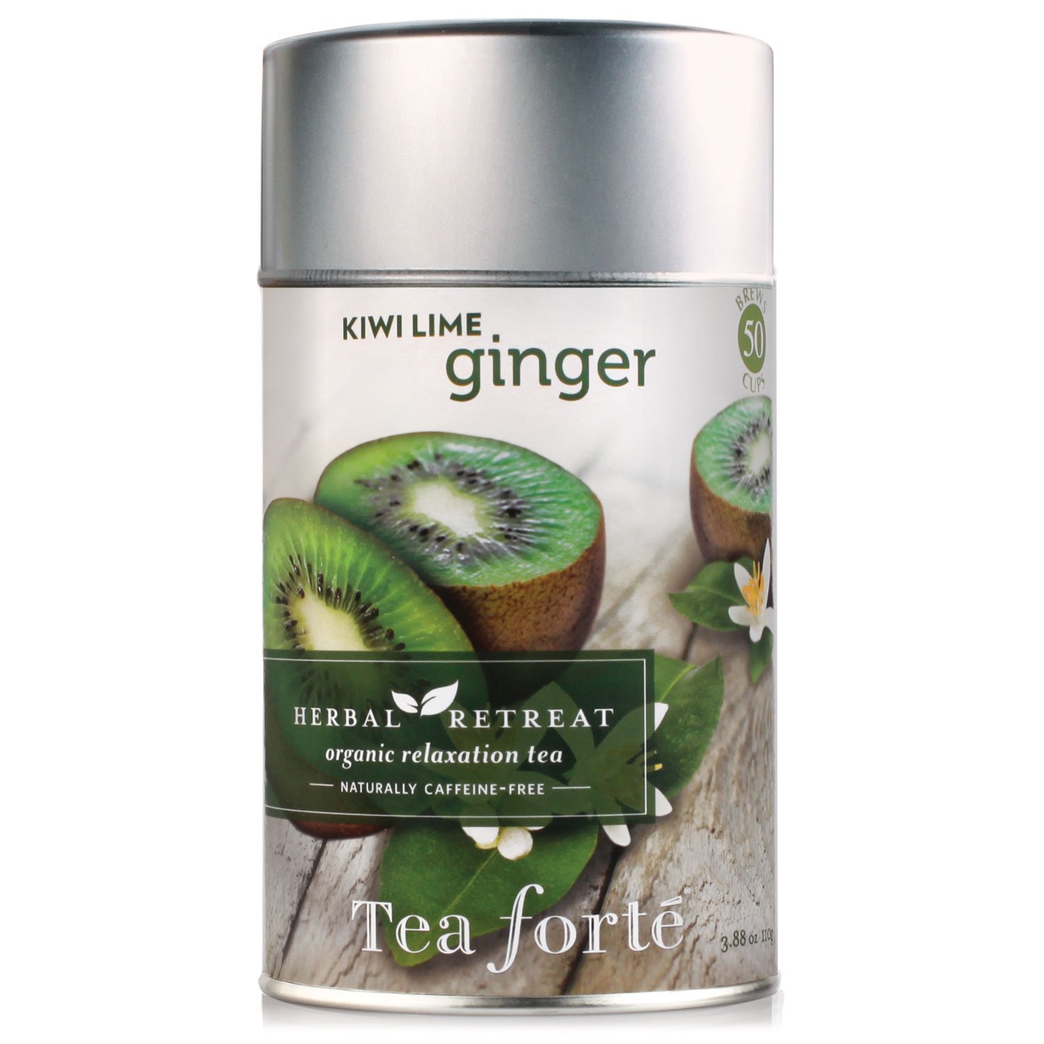 Tea Forte GINGER LEMONGRASS Loose Leaf Organic Herbal Tea, 3 Ounce/85 g