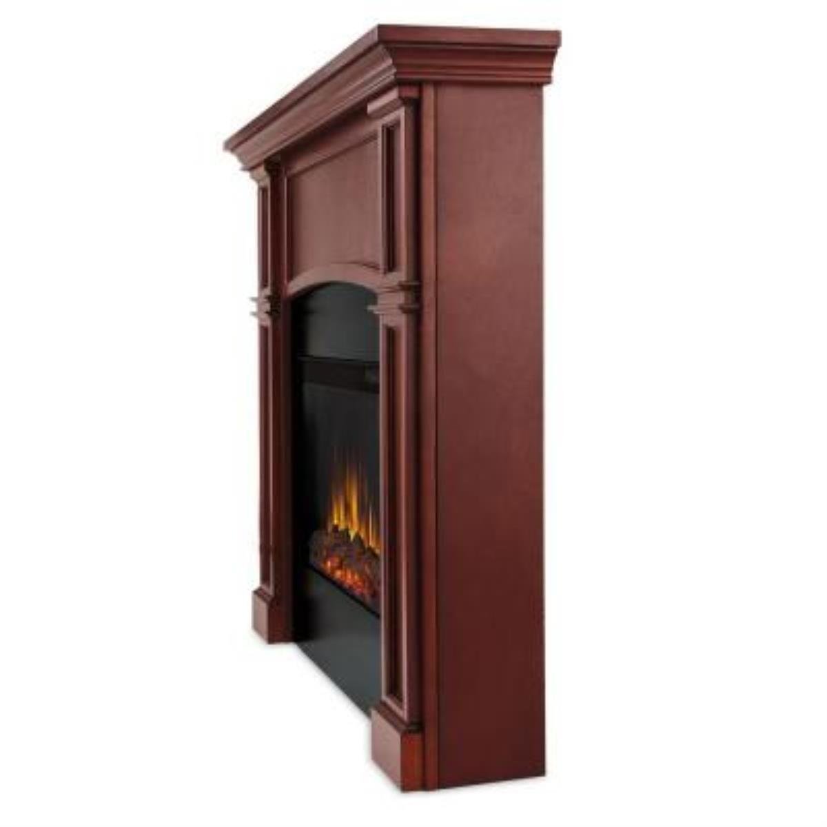 Real Flame Bradford Slim Line Electric Fireplace Dark Mahogany free