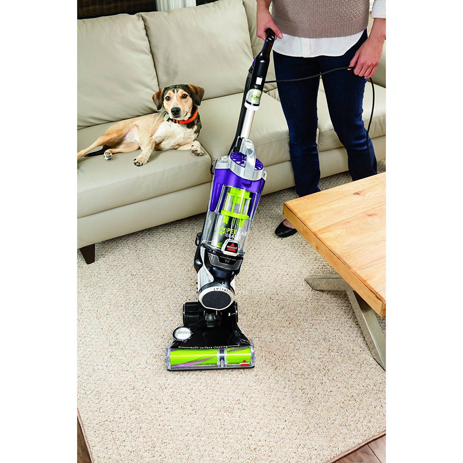 New Bissell Pet Hair Eraser Upright Vacuum with SmartSeal Allergen