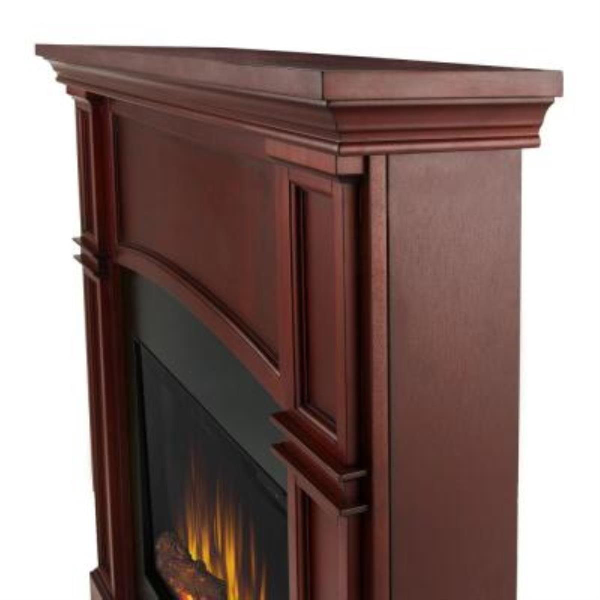 Real Flame Bradford Slim Line Electric Fireplace Dark Mahogany N2 free