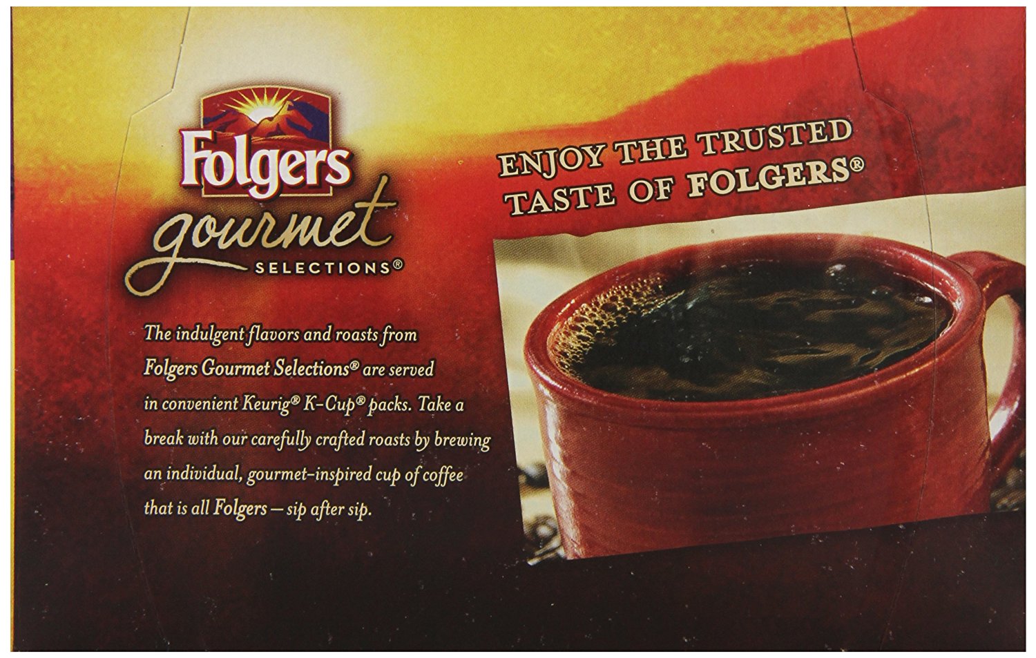 Folgers Classic Roast KCup Packs 12Count (Pack of 6) N22 free image