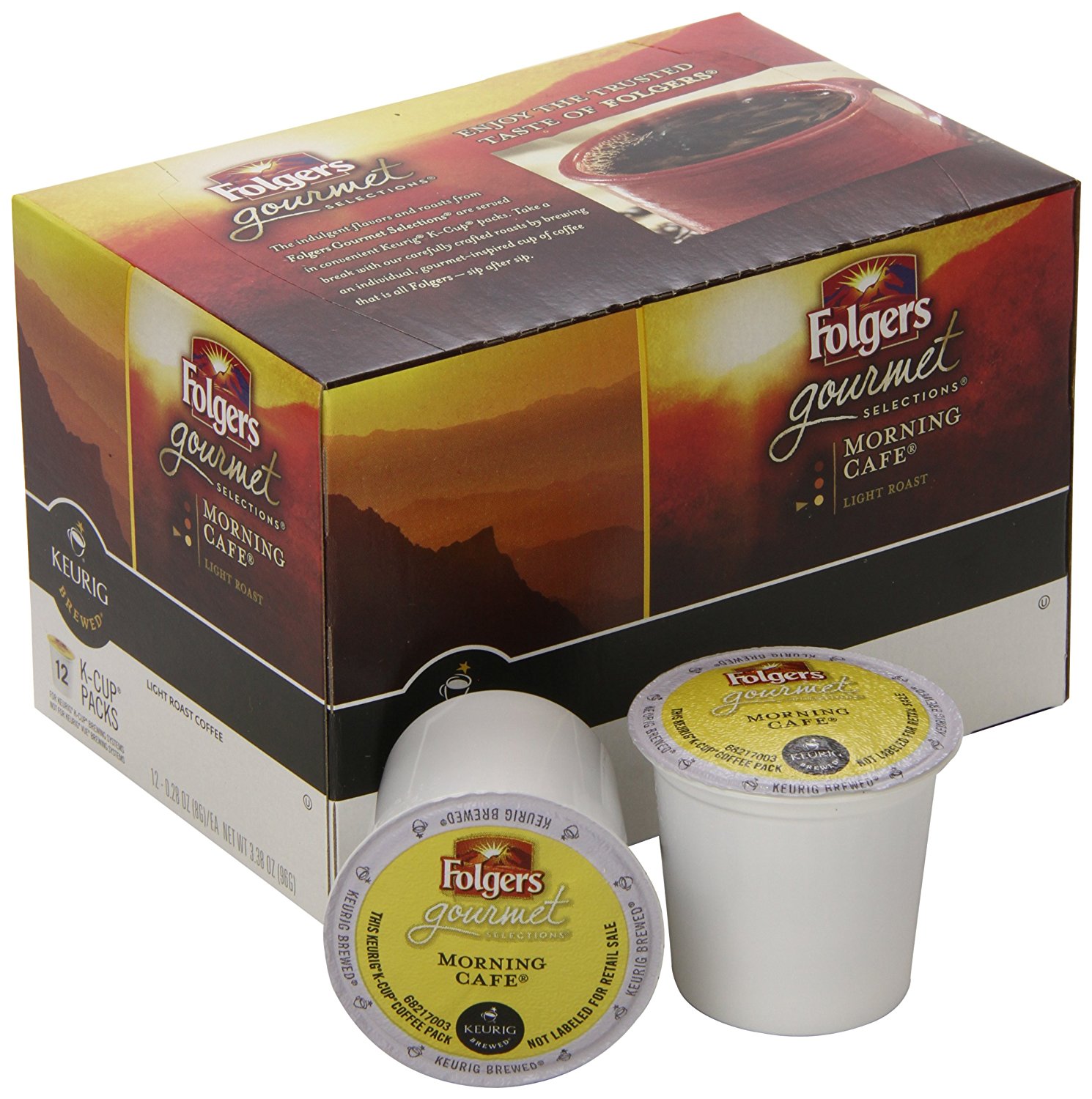 Folgers Classic Roast KCup Packs 12Count (Pack of 6) N28 free image