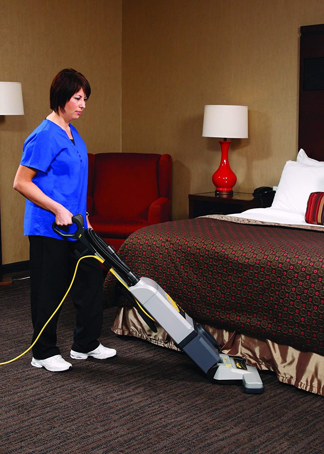 ProTeam ProForce 1500XP HEPA Bagged Upright Vacuum Cleaner, Commercial