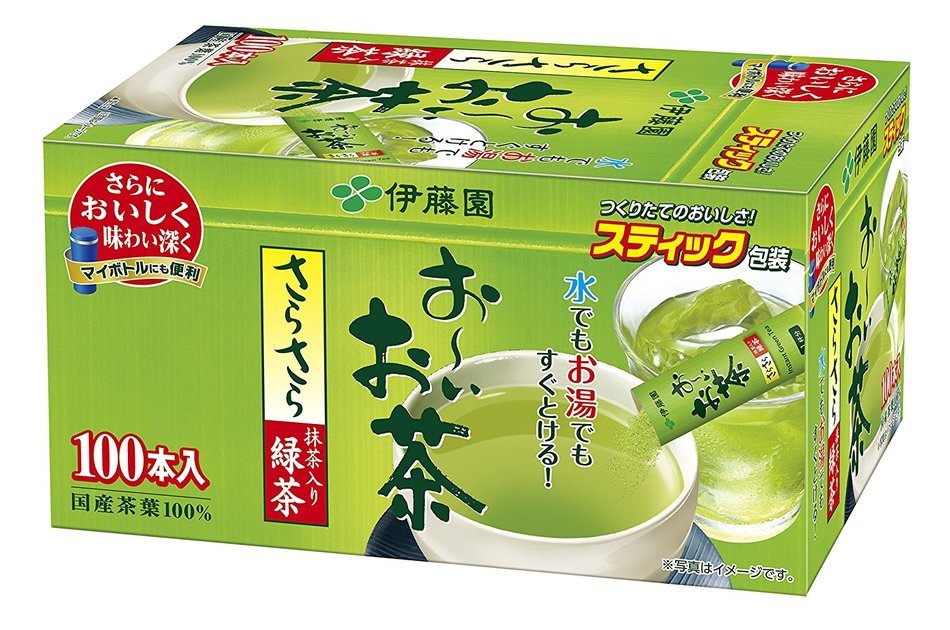 Ito En Oi Ocha Japanese Green Tea, Macha blend, pack of 100 [Japan