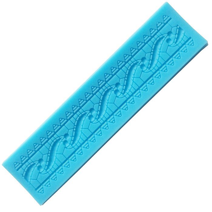 1 X Sugarcraft Cake Decoration tool WAVE lace border Icing fondant