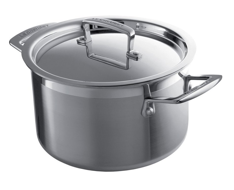 Le Creuset TriPly Stainless Steel 41/4Quart Covered Casserole