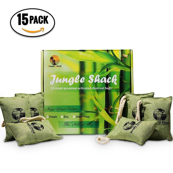 Activated Charcoal Odor Eliminator Bag 15 PACK! Natural Air Purifier