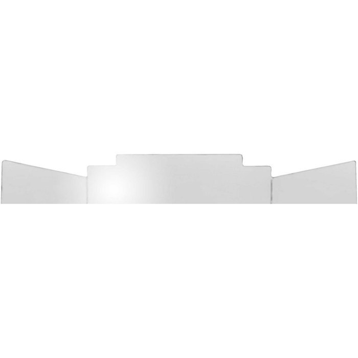 Peterson Gas Logs 24 Inch 3fold Contemporary Polished Stainless Steel