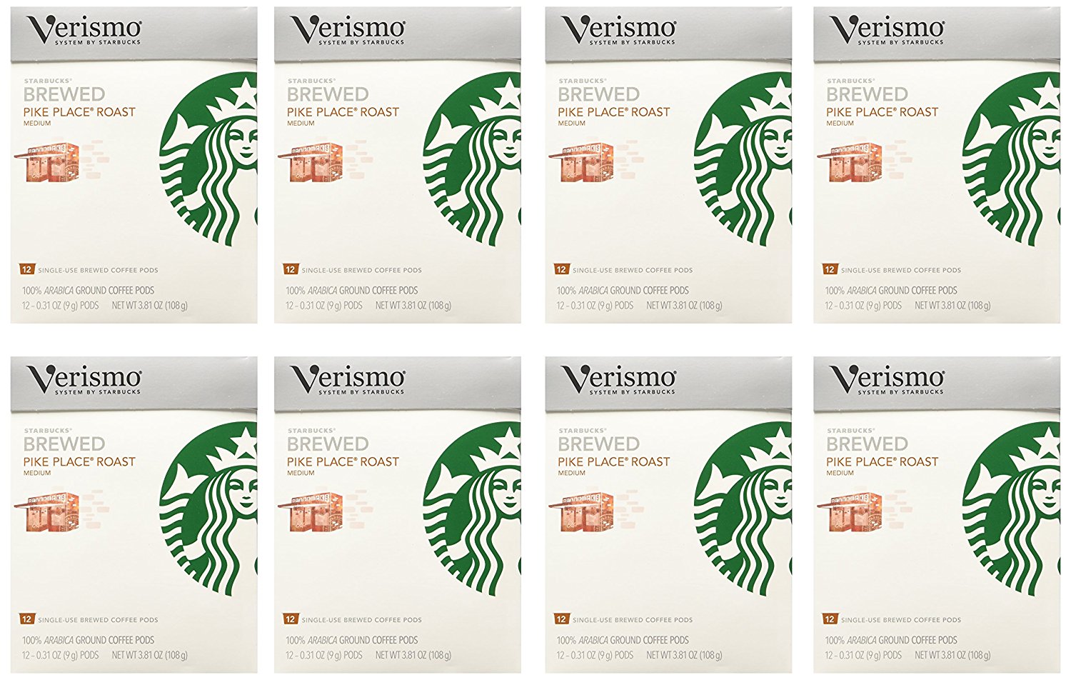 Starbucks Verismo Pods 96 Count (Pike Place) free image download