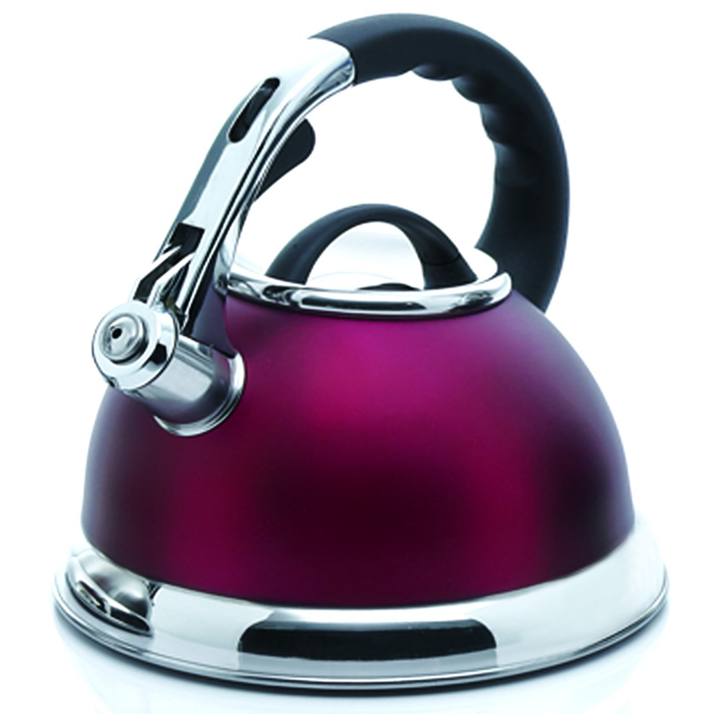 Creative Home 77034 Camille Stainless Steel Whistling Tea Kettle, 3