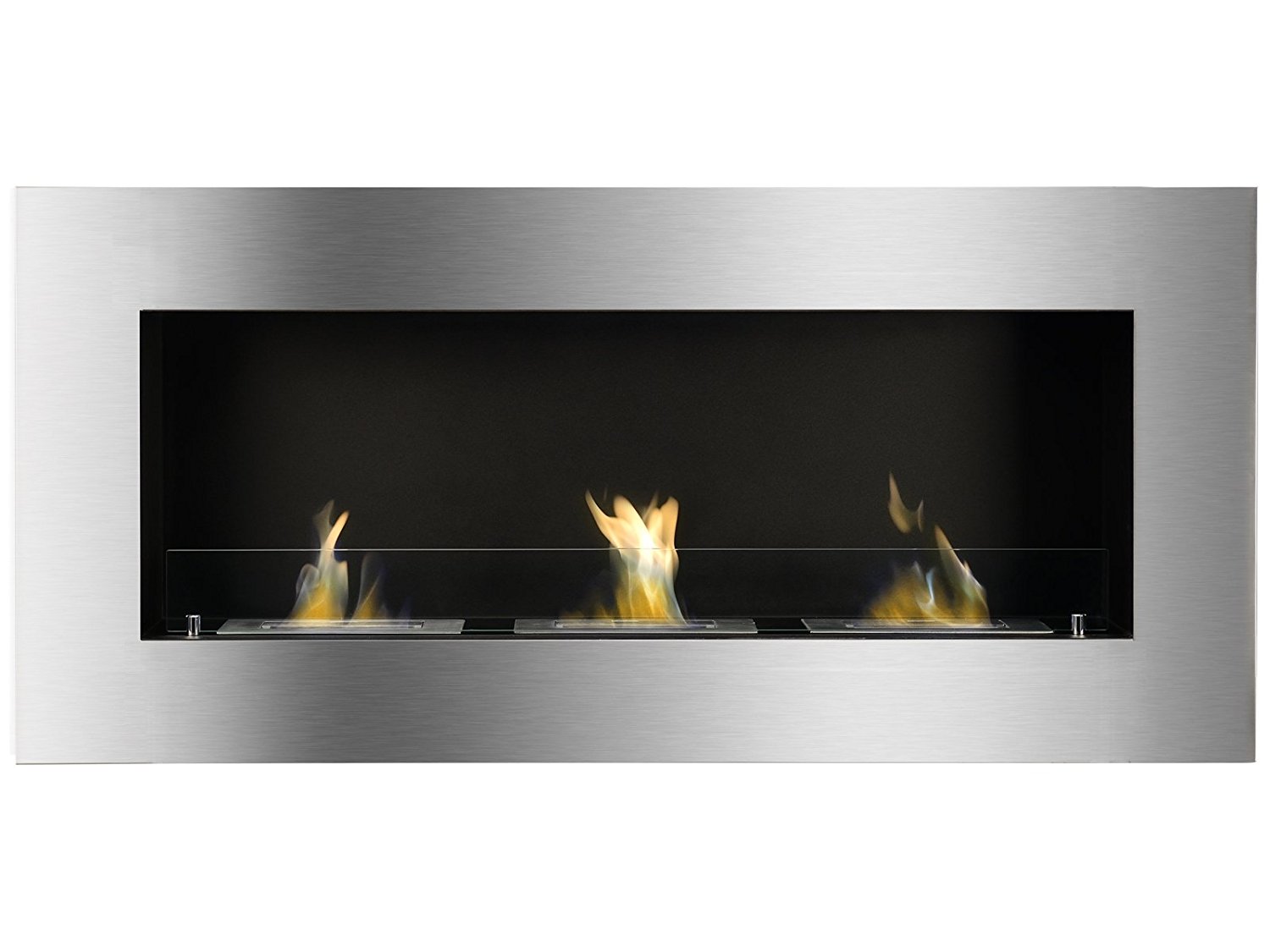 Ignis Ventless Bio Ethanol Fireplace Optimum with Safety Glass N4 free