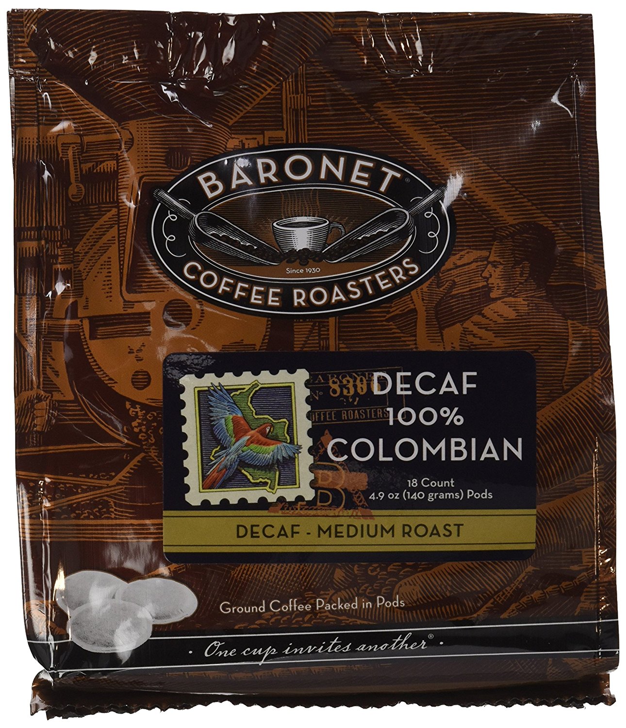Coffee Decaf Colombian Coffee Pods, 54 Count N2 free image download