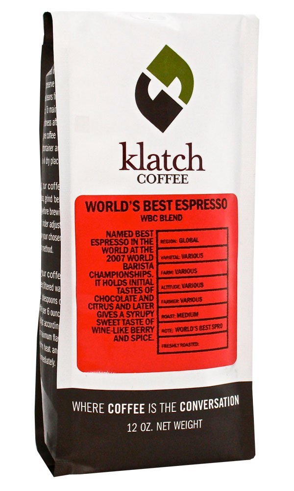 Klatch Coffee "WBC World's Best Espresso Coffee" Medium Roasted Whole