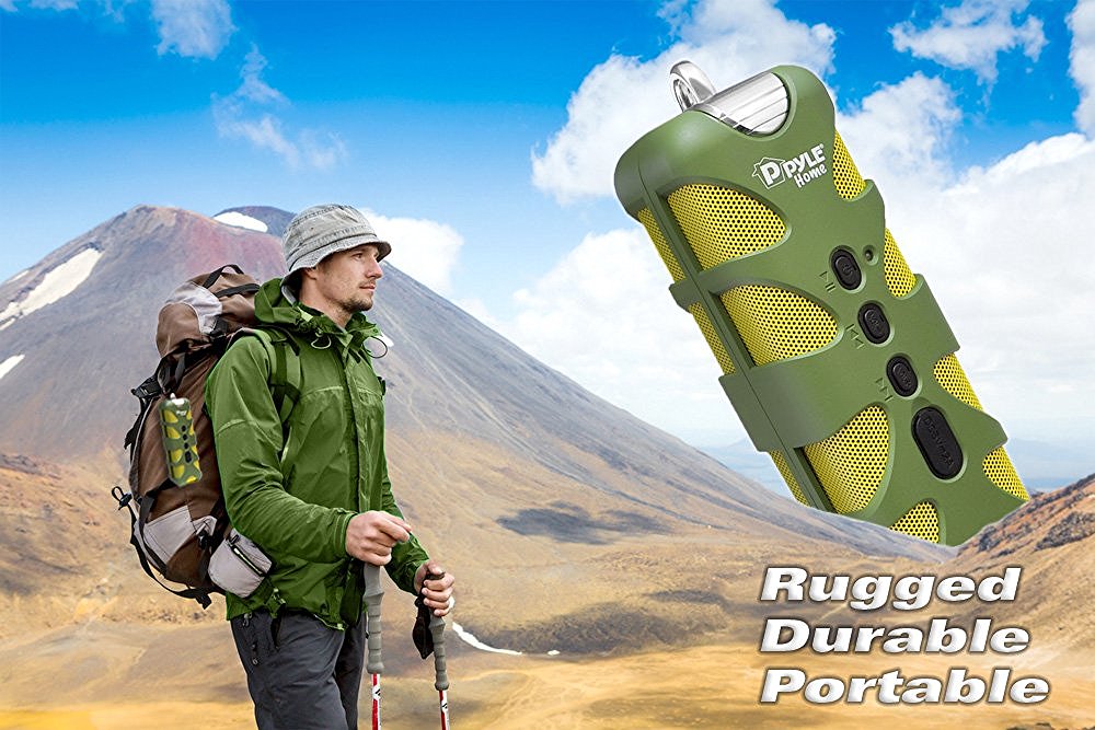 Pyle Sound Box Splash PWPBTN65BK Rugged and SplashProof Bluetooth