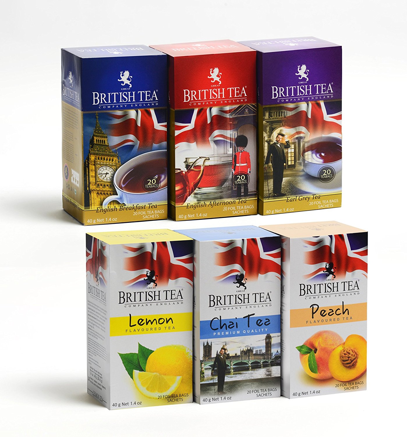 British Tea Black Tea Variety Pack (120 bags) Earl Grey/English