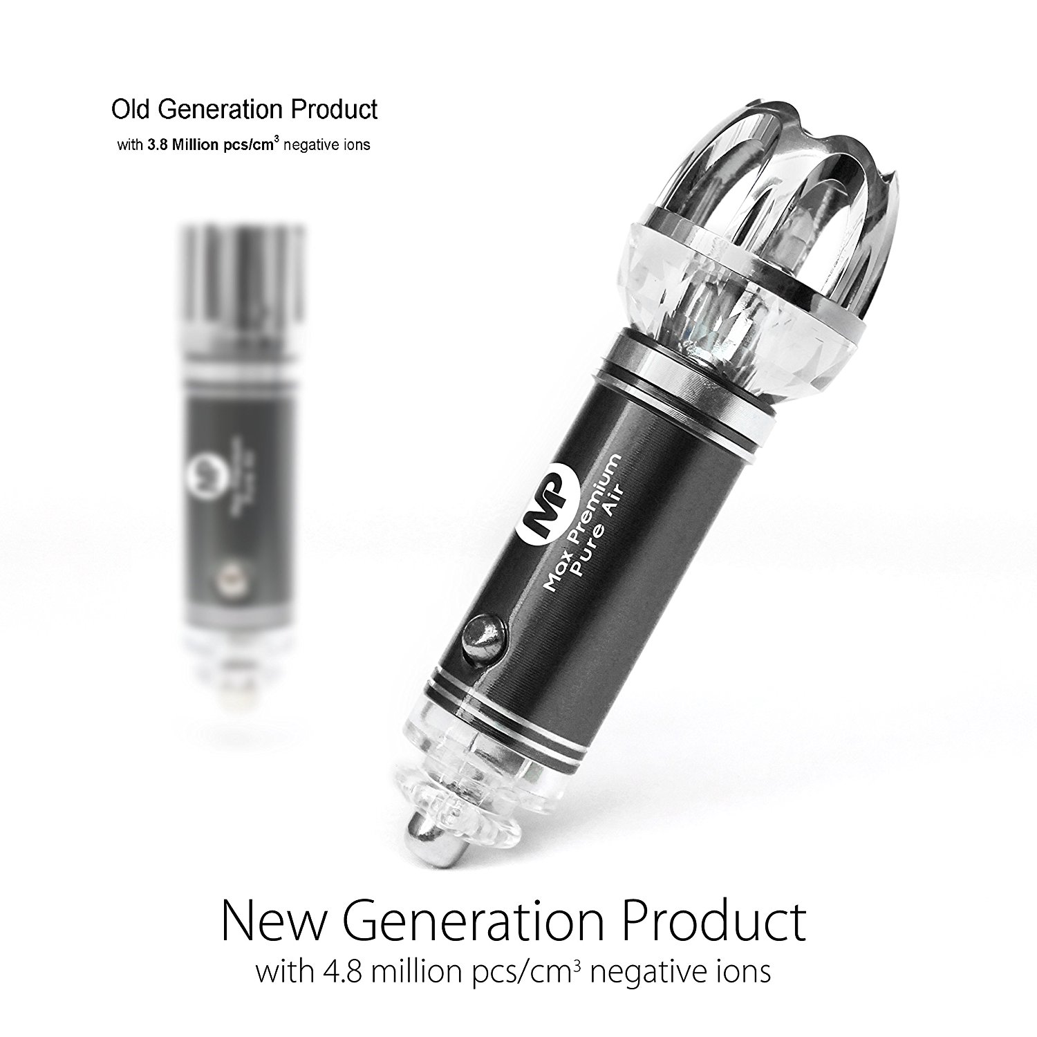 Auto Ionizer, Car Air Purifier Plus BONUS Car Air Freshener + eBOOK by