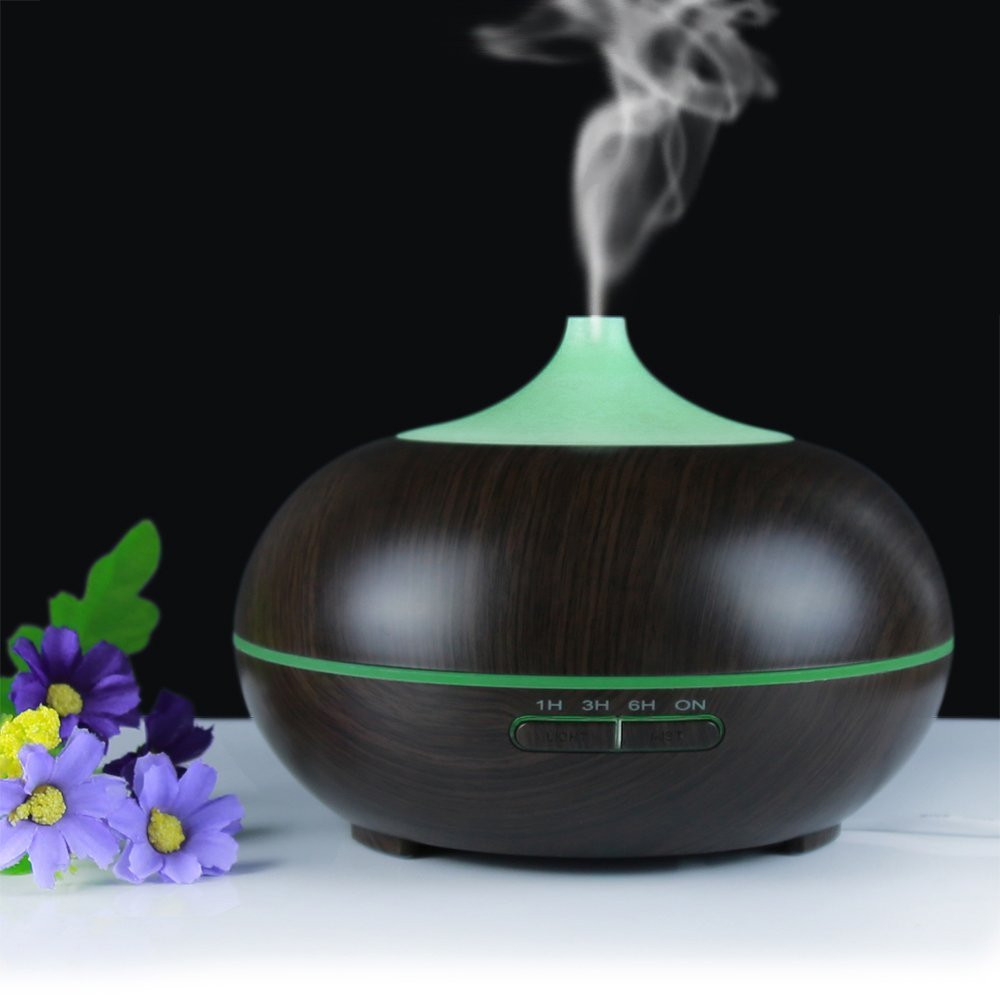 HOWSAN Aromatherapy Essential Oil Diffuser 300ml Ultrasonic Aroma