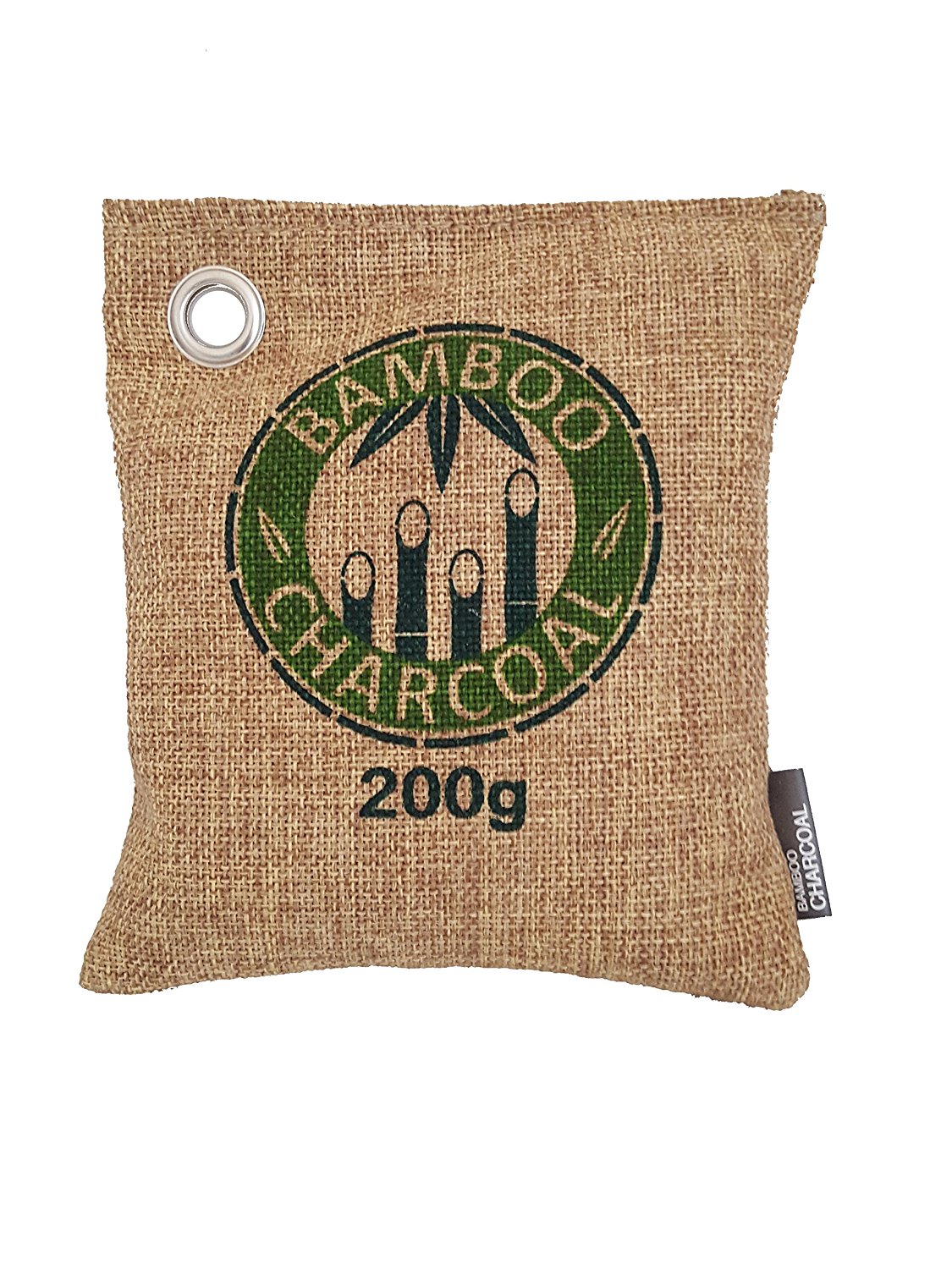 Bamboo Charcoal Air Deodorizer; (200g) Bamboo Mesh Bag; Removes Odors
