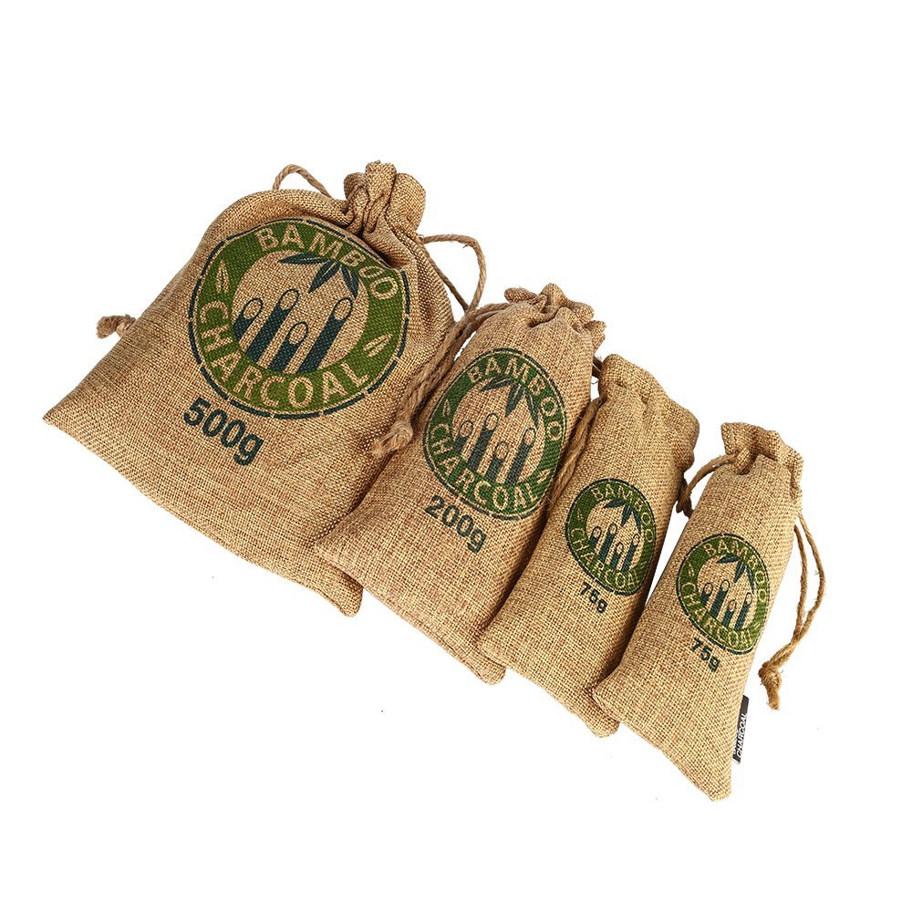 Glencreag Bamboo Activated Charcoal Bag Natural Ecofriendly Air