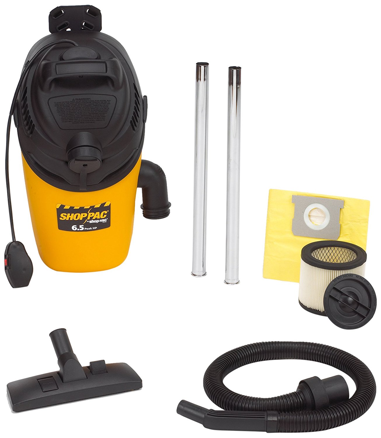 ShopVac 2860010 6.5Peak HP Industrial BackPack Vacuum N3 free image