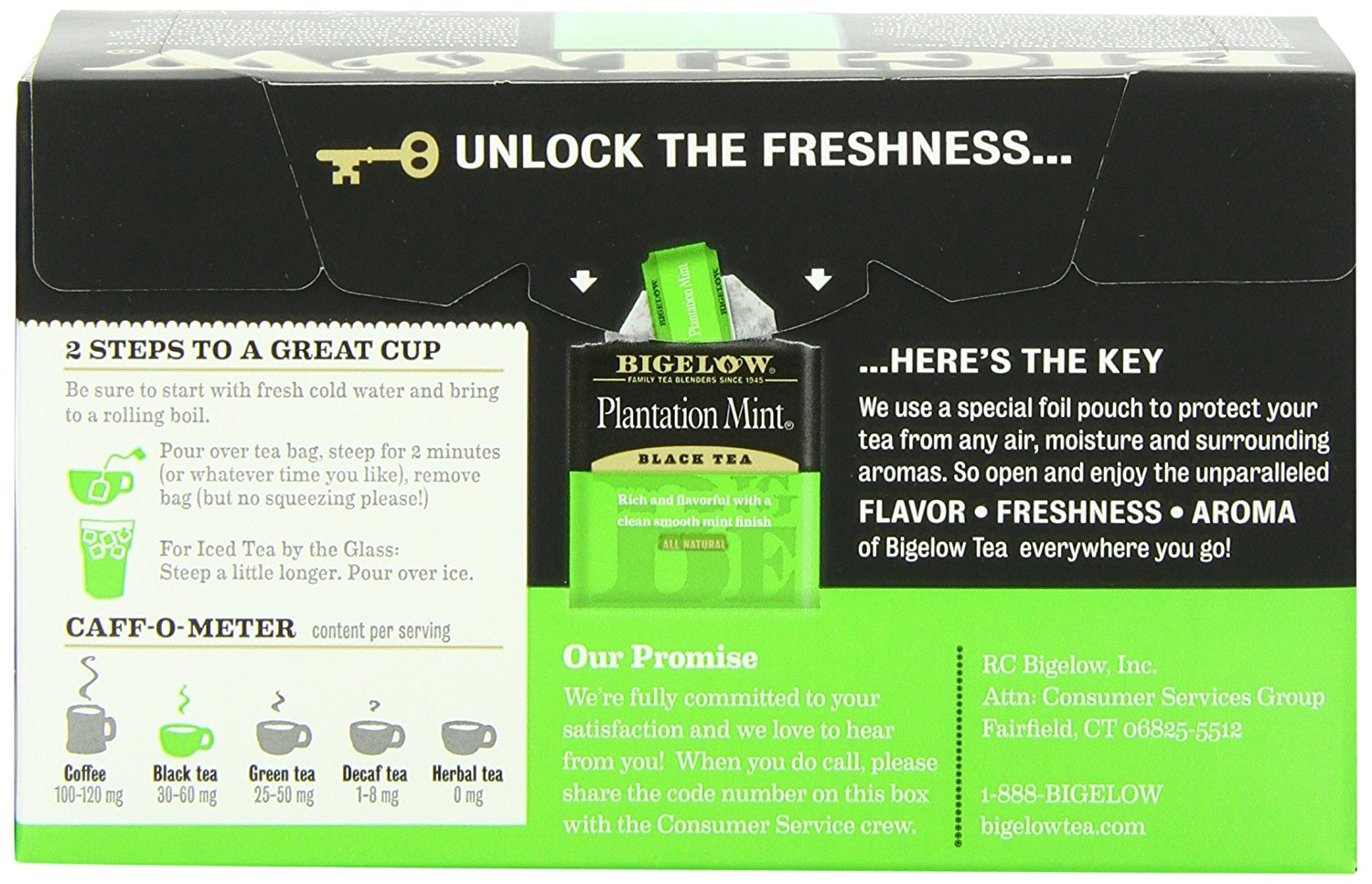 Bigelow Plantation Mint Tea, 20Count Boxes (Pack of 6) free image download