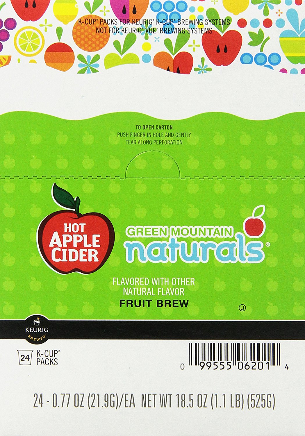Green Mountain Naturals Hot Apple Cider, KCup Portion Count for Keurig