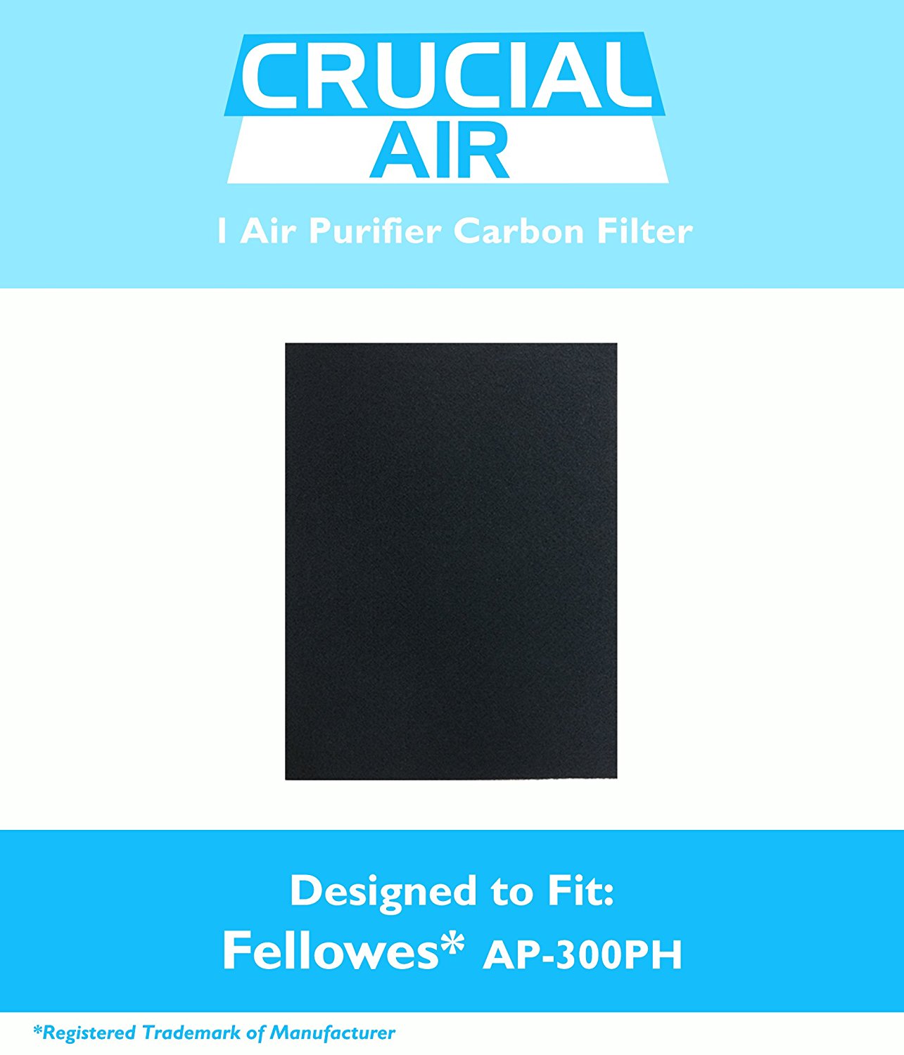 Fellowes Carbon Filter Fits Fellowes AP300PH Air Purifier, Compare to