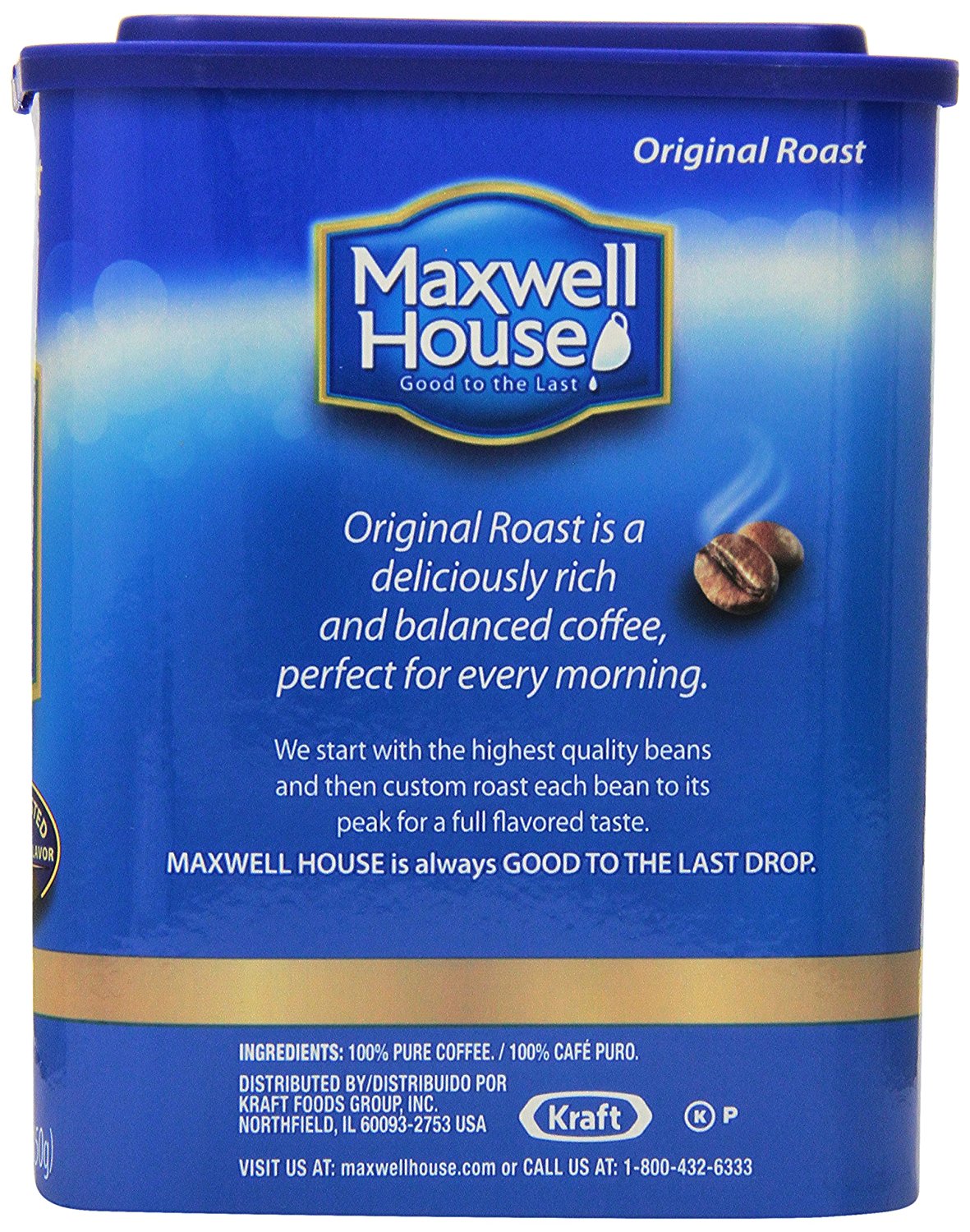 Maxwell House Original Roast Ground Coffee, 10Count Filter Packs (Pack