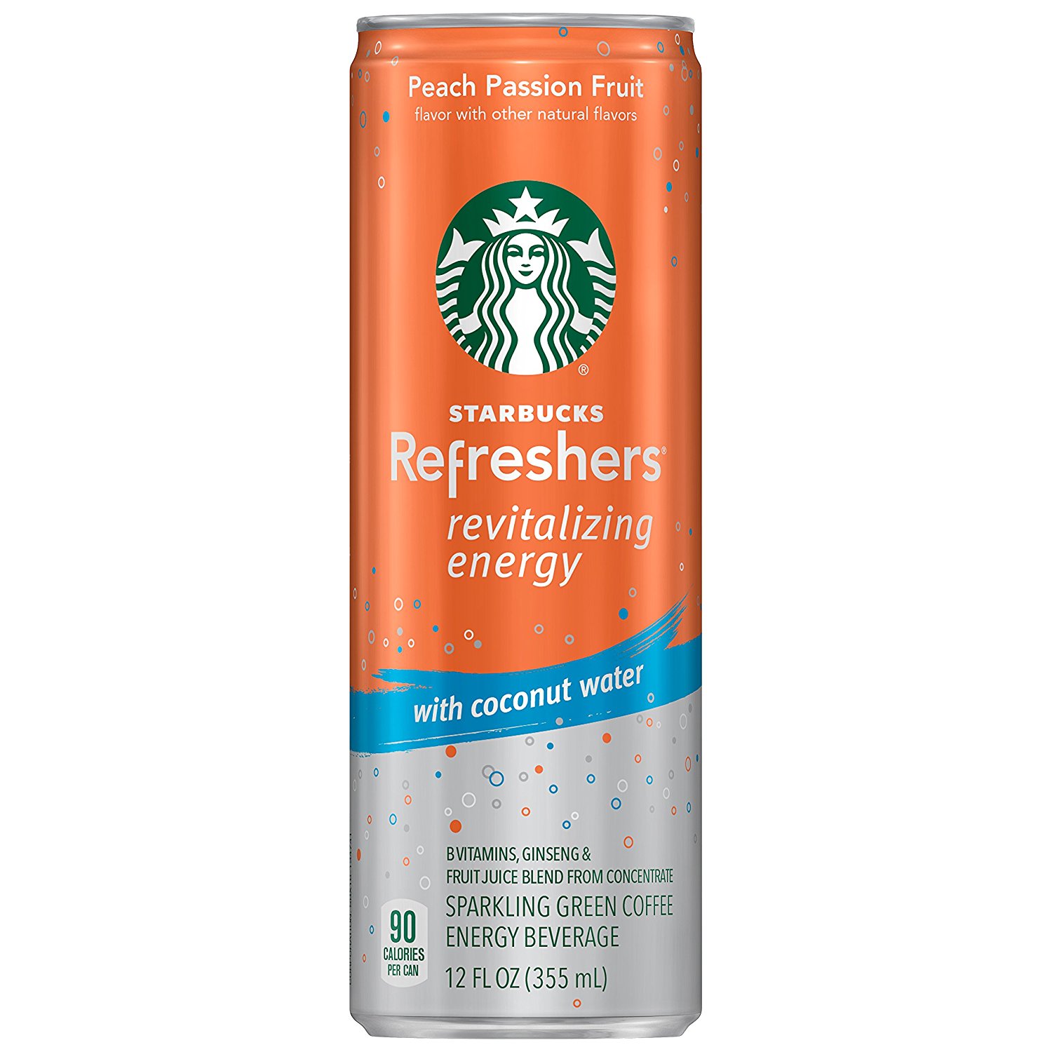 Starbucks Refreshers, 4 Flavor Variety Pack, 12 Ounce Slim Cans, 12