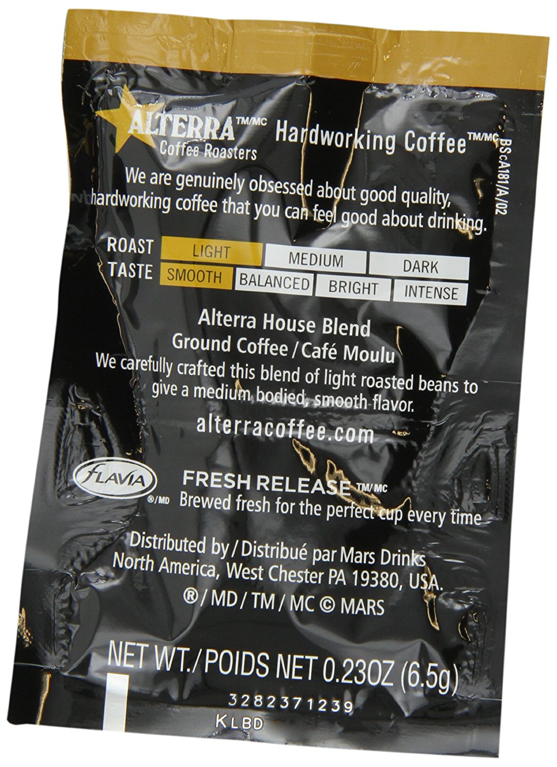FLAVIA ALTERRA Coffee, House Blend, 20Count Fresh Packs (Pack of 5