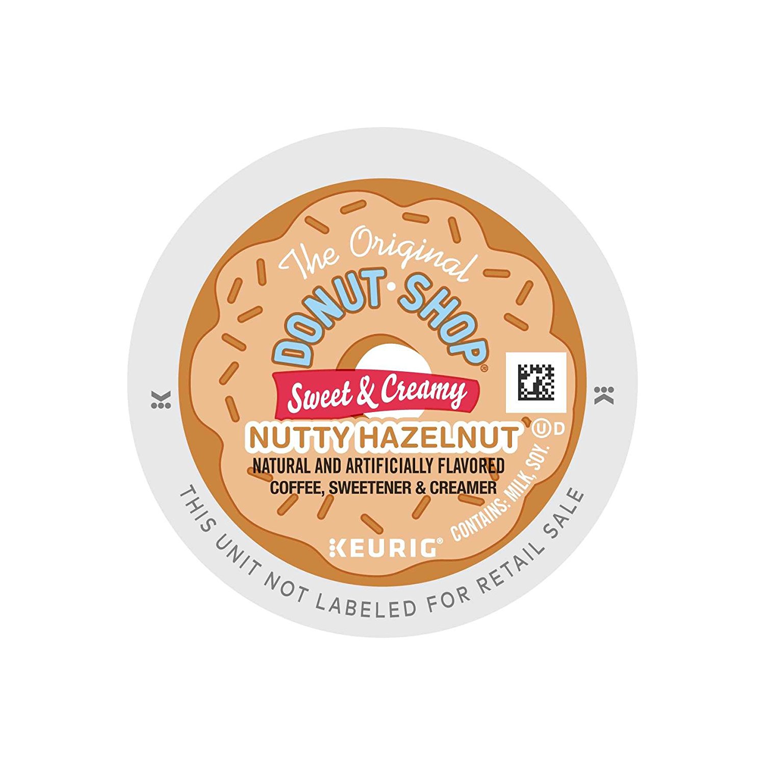 Keurig The Original Donut Shop KCup Packs, Sweet and Creamy Hazelnut, 10 Count (Pack of 6) N3