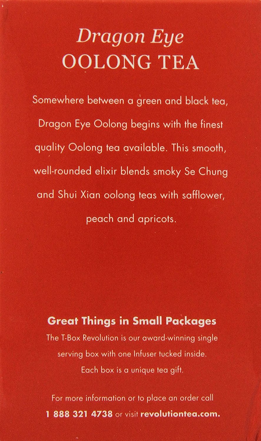 Revolution Tea Dragon Eye Oolong Tea, 30 Count N2 free image download